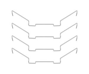 Create idea 4pcs 9cm Boucle de Fil de Ventilateur de dissipateur Thermique CPU Clips de Ventilateur de Refroidissement CPU pour Ventilateurs à Arbre Creux Compatible avec Jonsbo CR1400 CR1200
