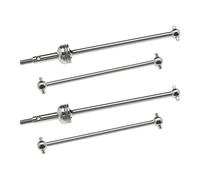 Create idea 4pcs Arbre de Transmission de Voiture RC Compatible avec WLtoys 144001 144002 124018 124019 124017 124016 144010 Jouet de Voiture Électrique à Quatre Roues Motrices à l'échelle 1/14