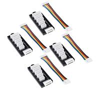 Create idea 4pcs Catre d'extension RC LiPo Chargeur de Batterie Adaptateur de Charge avec C?ble pour JST-XH Balance Board 2S 3S 4S 5S 6S