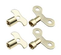 Create idea 4pcs e Robinet e Vanne de Radiateur 6mm 7mm Clés d'ouverture Carrées Bouton de Robinet d'eau Interrupteur Clé Multifonctionnelle Outil de Plombier pour Usine Jardin Maison