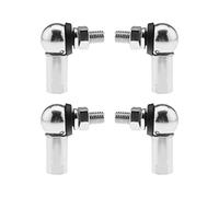 Create idea 4pcs Kit de Joint à Rotule de Liaison Angulaire avec Joint Anti-poussière à Ressort CS Remplacement Liaison d'engrenage DIN 71802 -M8 (Filetage à Gauche et Filetage à Droite)