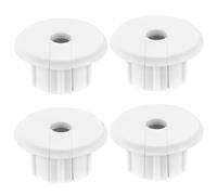 Create idea 4pcs Passe-câbles en Plastique pour Trou Mural de 2,5 Cm pour œillets de Câble Ethernet Starlink Trous de Fil pour Meubles Câble Réseau Cardeur Fixe (Blanc)