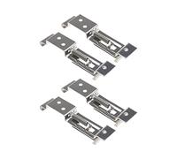 Create idea 4pcs Supports de Plaque d'immatriculation Cadre Clips de Plaque d'immatriculation Support de Ressort Camion Remorque de Voiture Support Chargé Installation Facile en Acier Inoxydable
