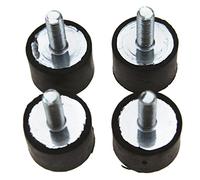 Create idea 4pcs VIS en caoutchouc anti-vibrations Supports M8 20x30MM