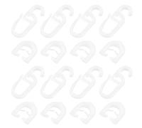 Create idea 50 Paires de Curseurs de Rideaux en Plastique Blanc Compatible avec Scania Série Rs Rideaux de Camion Rideaux Coulissants Domestiques Anneaux de Suspension Rideaux de Porte