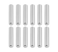 Create idea 50 Pièces Chevilles de Support d'étagère 5x25mm en Acier Inoxydable 304 à Tête Ronde Et Extrémité Chanfreinée Plate pour Réparation Et Installation de Meubles de Bibliothèque