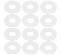 Create idea 50 Pièces Joints Plats en Nylon Et Plastique Diamètre Intérieur 6 Mm Diamètre Extérieur 14 Mm épaisseur 1 Mm Adaptés Aux Bagues d'étanchéité des équipements Industriels Transparents