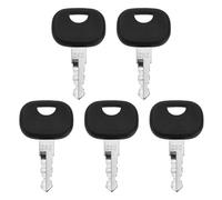 Create idea 5pcs 202 Clés de Contact de Chariot Élévateur e Démarrage d'excavatrice e Contact Compatible avec Volvo Pneus Clés de Remplacement d'appareil Lourd de Chargeuse