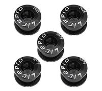 Create idea 5pcs M8 Kit de Boulons Plateau Unique en Alliage d'aluminium Roue à Chaîne et Écrous Vélo Vis à Disque pour Route VTT