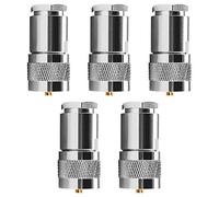 Create idea 5pcs PL259 Adaptateur Coaxial Pince de Compression Câble Compatible pour 7D-FB RG213 RG214 LMR400