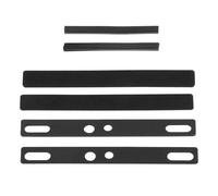 Create idea 6PCS Barre D'Espace pour Clavier Compatible avec Clavier Mécanique 6.25U Barre d'Espace en Mousse 12x108mm Bande Anti-Poussière 5x60mm Silencieux pour Interrupteur de Clavier Coton Noir