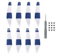 Create idea 8pcs RC Mini 3 Pro Hélices Lames de Rechange à Dégagement Rapide CW et CCW Lames Accessoires Compatible avec DJI Mavic Mini 3 Pro Accessoires de Drone Rayures Bleues