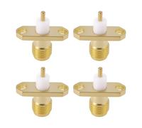 Create idea Adaptateur Coaxial RF Femelle SMA 16 Mm 4 Pièces Adapté à La Diffusion d'antenne à La Radio Au Wi-FI Et Aux Télécommunications