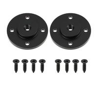 Create idea Adaptateur de Montage pour Pied de Microphone en Alliage D'aluminium Filetage 1/4-20 Pouces 2 Pièces 40 X 8 Mm