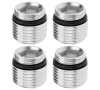 Create idea Adaptateur de Robinet Fileté M18 X 1,0 Mm Vers 1/2 4 Pièces pour La Plupart des Robinets de Cuisine