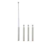 Create idea Antenne Télescopique à 4 Sections 4 Pièces Adaptée à : Radio Talkie-walkie Télécommande Voiture Réception de Signal