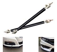 Create idea Barres de Soutien de Barre de Support 2pcs de Biellette Stabilisatrice de Pare-chocs avant à Lèvre Réglables Noir