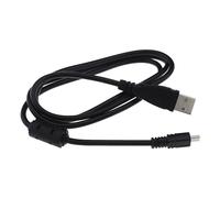 Create idea Câble USB de charge et de transfert de données pour appareil photo Panasonic Lumix DMC-TZ60 et TZ61 Noir 1 m
