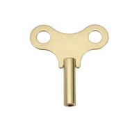 Create idea Clé de Remontage d'horloge en Métal 4mm Taille 7 pour Horloges à Remontage à Clé Vintage Antique Clé d'horloge à Trou Carré Clé d'horloge à Carillon à Extrémité Unique 55 x 52mm