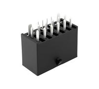 Create idea Connecteur d'alimentation PCIE 16 broches à angle droit PCI-E 5.0 12 V compatible avec RTX 3000 4000 Noir