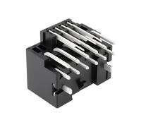 Create idea Connecteur d'alimentation PCIE coudé 16 broches PCI-E 5.0 12 V compatible avec RTX 3000 4000 Noir