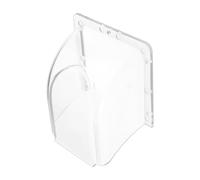 Create idea Housse Protection Contre La Pluie pour Sonnette de Porte Prise de Contrôle d'accès Housse Sonnette Etanche Protection Contre La Pluie en Plastique, Transparente