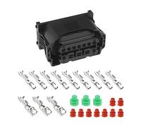 Create idea Jeu de Connecteurs Prise de Phare Halogène de Voiture à 12 Broches 6925638 Compatible avec E60 G30 E63 F20 F30 E87 E90 E92 Comprend des Assemblages de Phares et de Joints