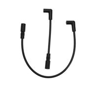 Create idea Kit de Fils de Bougie d'allumage 8.8mm Compatible avec Davidson Big Twin 1999-2019 FXD Kit de Remplacement DYNA 409RD Noir
