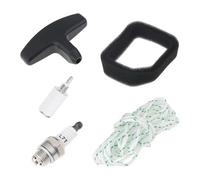 Create idea Kit d'entretien de Filtre à Air avec Bougie d'allumage Filtre à Carburant Cordon de Traction Et Poignée Compatible avec Ryobi