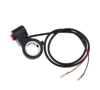 Create idea Klaxon de démarrage pour guidon de moto - Longueur du cordon : environ 60 cm - Bouton marche/arrêt - Noir