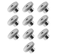 Create idea Lot de 10 écrous moletés M6 - Filetage femelle - En acier inoxydable 304 - Avec poignée ronde - DIN 466