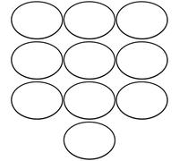 Create idea Lot de 10 élastiques de Rechange pour Micro en Caoutchouc - pour Studio d'enregistrement - Entraînement Musical