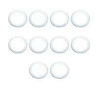 Create idea Lot de 10 Joints de Bouchon de vidange d'huile 11126AA000 compatibles avec Impreza Forester Legacy Car Engine - Rondelles de Bouchon de Carter en aluminium-20mm x26mm x2mm d'épaisseur