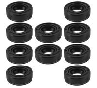 Create idea Lot de 10 joints d'étanchéité à double lèvre en nitrile TC R23 avec ressort 12 x 22 x 7 mm pour pompe hydraulique moteur transmission