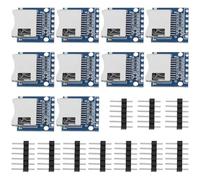 Create idea Lot de 10 lecteurs de cartes micro SD 3,3 V avec bande de broches à 6 voies pour carte Micro SD ESP32