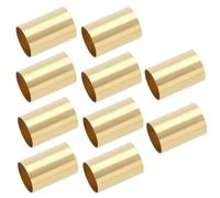 Create idea Lot de 10 Manchons de Potentiomètre en Laiton de 6,35 Mm de Diamètre Extérieur Et 6,04 Mm de Diamètre Intérieur pour Guitare