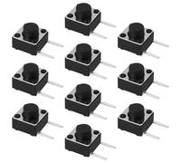 Create idea Lot de 10 Micro-Boutons à gâchette d'épaule à 2 Broches pour Bouton L R - Déclencheur d'épaule Gauche et Droite Compatible avec GBA SP/GBA/NDS/GBM