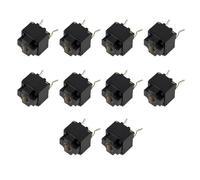 Create idea Lot de 10 Micro-interrupteurs Carrés Compatible avec Microsoft Souris IE4 Et IE3