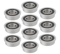 Create idea Lot de 10 roulements à billes F688-2RS à double bride scellée - 8 x 16 x 5 mm - Roulements de roue de rechange adaptés pour imprimante 3D, télécopieur, outils électriques