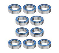 Create idea Lot de 10pcs Roulements à Billes à Gorge Profonde 6700RS en Acier au Carbone Compatible avec Stampede 4x4 RC Modèles Racing Tout-terrain 10x15x4mm