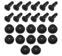 Create idea Lot de 12 vis pour disque dur de 8,9 cm avec rondelle en caoutchouc - Vis d'absorption des chocs pour boîtiers d'ordinateur HDD SSD de 3,5"