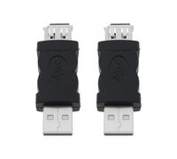 Create idea Lot de 2 adaptateurs Firewire IEEE 1394 6 broches femelle vers USB mâle pour imprimantes, appareils photo numériques, scanners