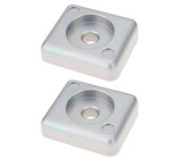 Create idea Lot de 2 anodes en zinc compatibles avec Honda hors-bord 8 9.9 10 15 20 HP BF8 BF9.9 BF10 BF15 BF20 Unité inférieure de rechange 41106-ZW9-000