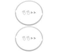 Create idea Lot de 2 Bagues de Cadran Et Clips de Vis pour Boîtier de Montre Compatibles avec ETA 2824 2836 TY2130 Les Entretoises de Mouvement
