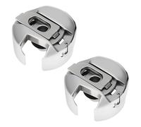 Create idea Lot de 2 boitiers de bobine de machine à coudre avec ressorts BC-PF9076-NBL compatibles avec Pfaff compatible avec Adler