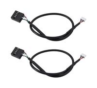 Create idea Lot de 2 câbles Bluetooth USB 4 broches vers 9 broches compatibles avec carte de bureau ASUS PCIe