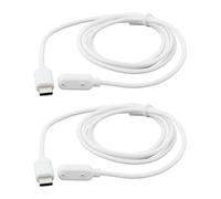 Create idea Lot de 2 Câbles de Charge USB-C de 1m pour Montre Connectée Compatible avec Huawei Watch Fit 4/4 Pro/3 Blanc