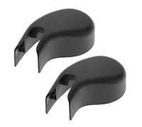 Create idea Lot de 2 Cache-écrous de Rechange pour Bras d'essuie-Glace arrière 1718652, compatibles avec Ford Focus 2012-2016, Noir