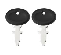 Create idea Lot de 2 Clés de Contact pour Tracteur TX10953 TX10998 Compatible avec Fiat 350 400 450 480 500 540 600 1000 1300 5118433 677515A