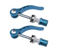Create idea Lot de 2 colliers de serrage M6 × 65 mm pour tige de selle de vélo à dégagement rapide pour vélo de route, VTT, bleu